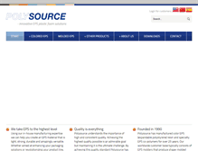 Tablet Screenshot of polysource.com